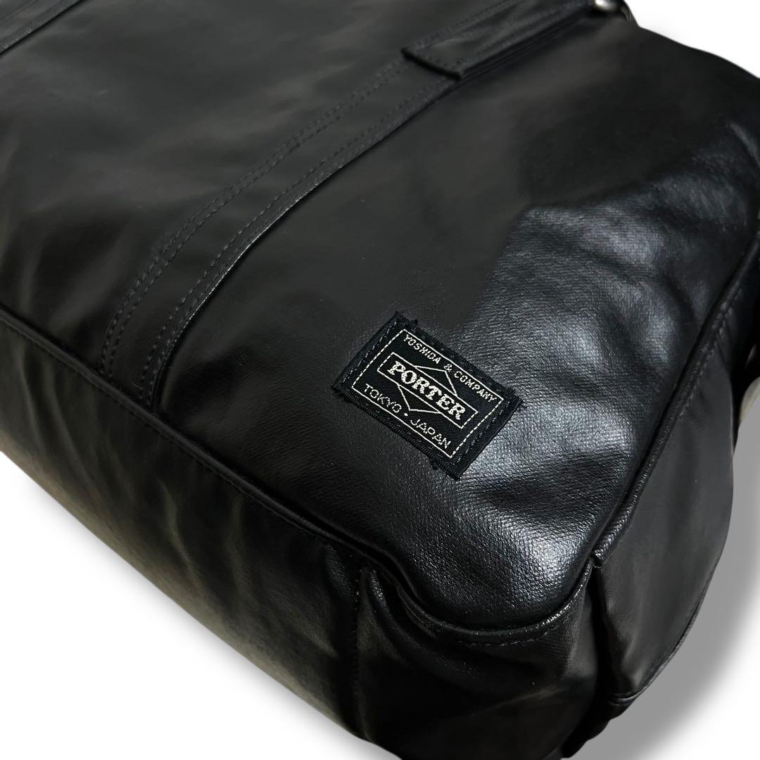 未使用級✨ポーターフリースタイル ボストンバッグ 黒 A4可 大容量 吉田カバン
