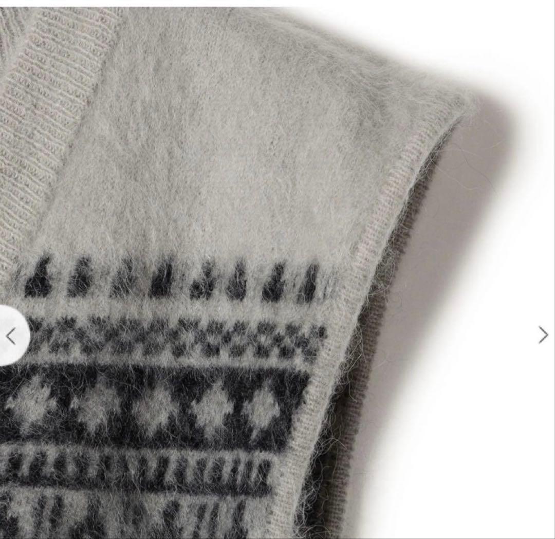 【unfil】アンフィル ロイヤルベビーアルパカ ノルディック ビブ(ベスト)