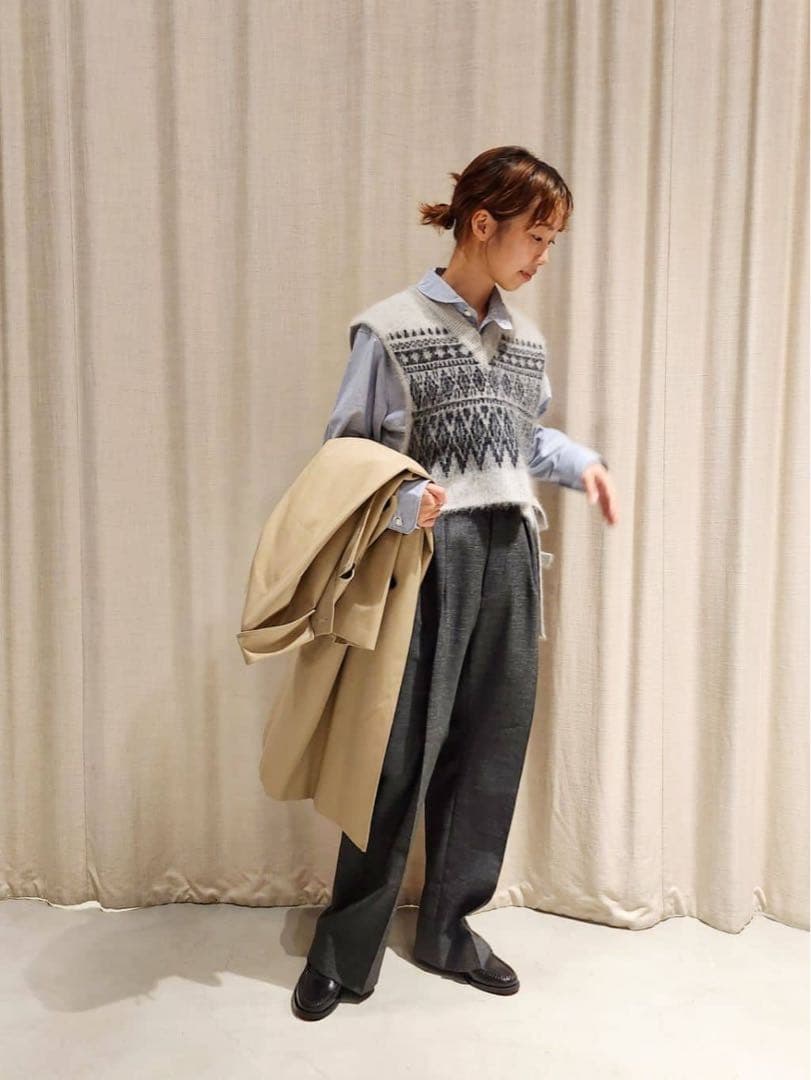 【unfil】アンフィル ロイヤルベビーアルパカ ノルディック ビブ(ベスト)