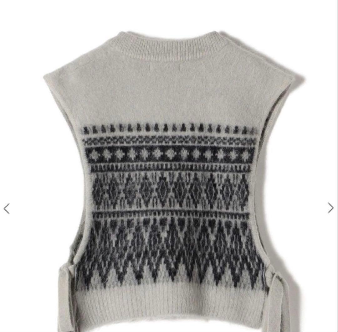 【unfil】アンフィル ロイヤルベビーアルパカ ノルディック ビブ(ベスト)