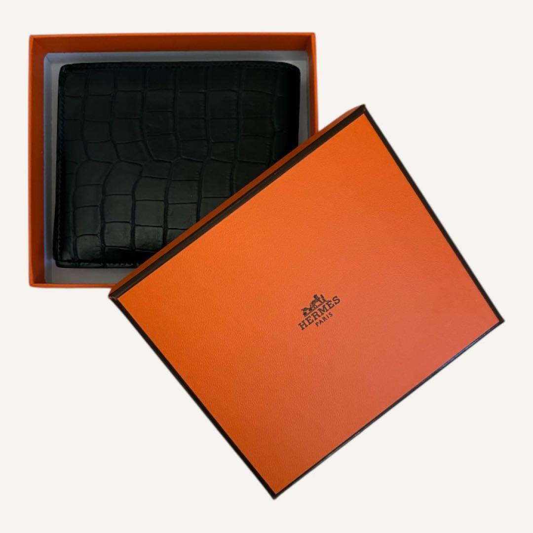 HERMES エルメス MC2 コペルニクス 財布 クロコダイル アリゲーター