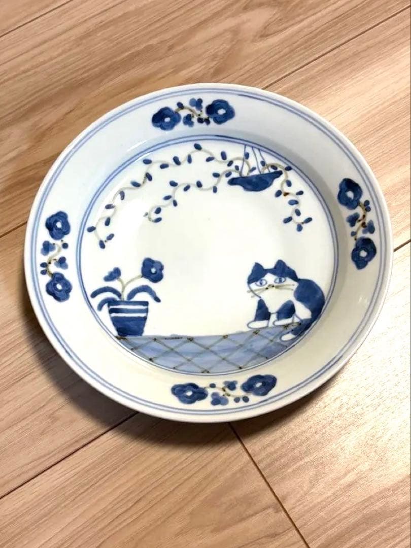 中町いずみ　猫　皿　プレート　食器