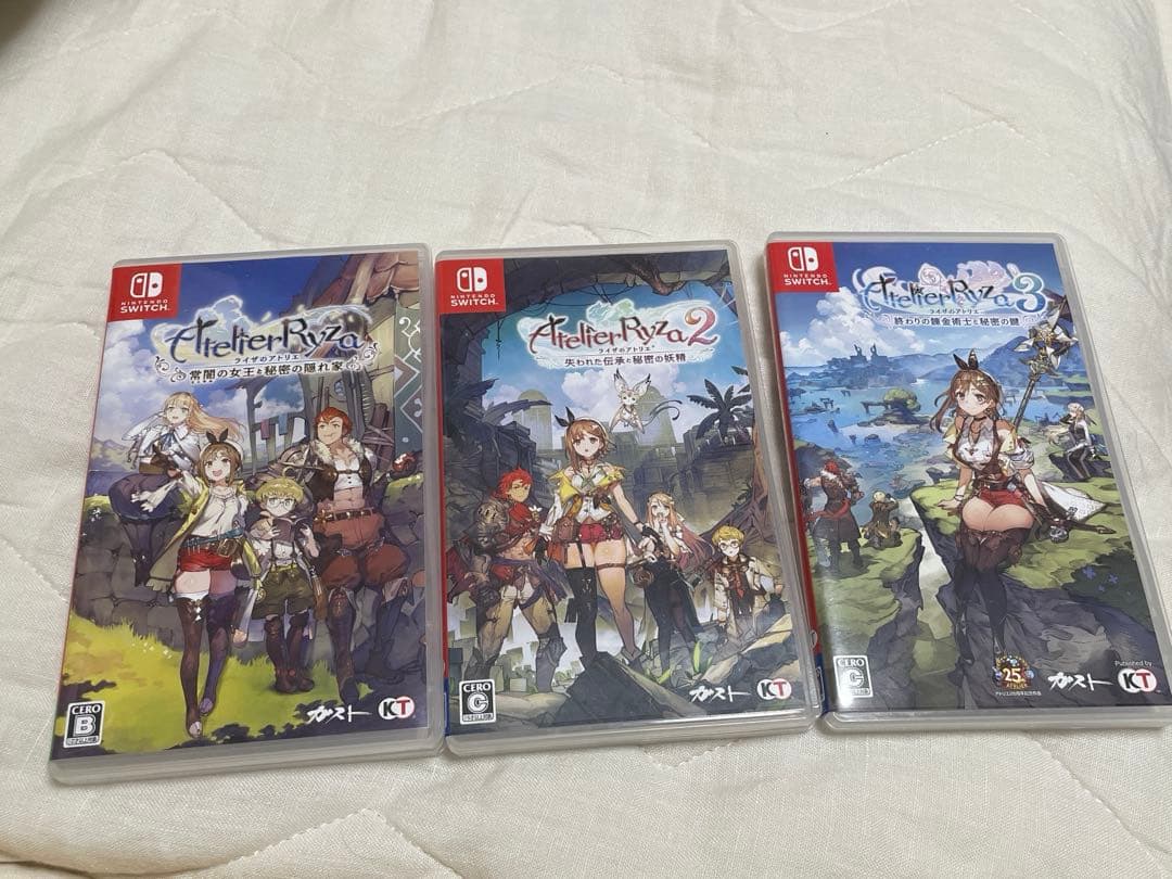 10/9まで ライザのアトリエ 1・2・3 セット Switch