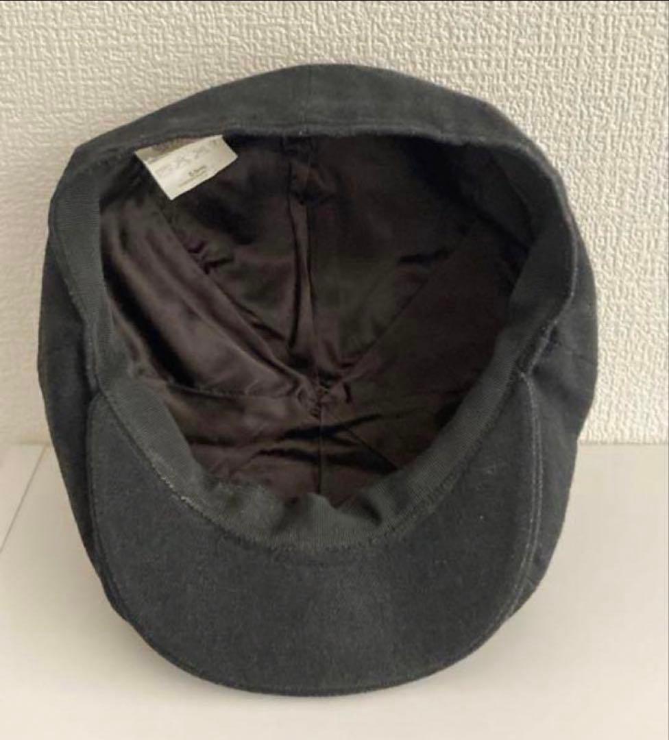 キムタク着 テンダー キャスケット ハンチング キャップ ブラック