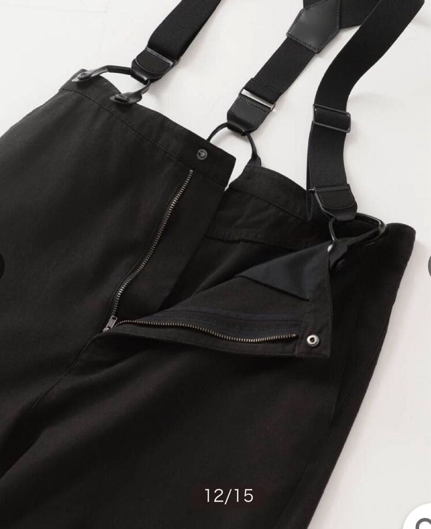Spick and Span サスペンダー付きワーカーパンツ