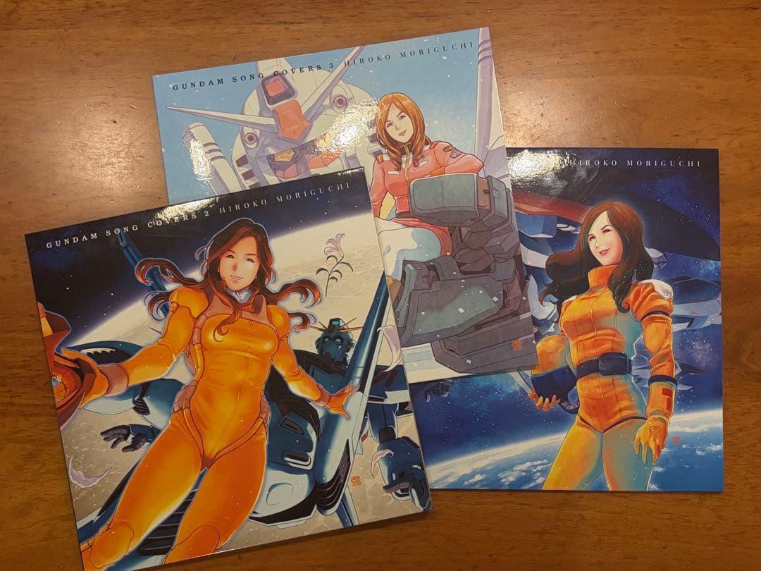 GUNDAM SONG COVERS LPサイズジャケット3点セット　森口博子