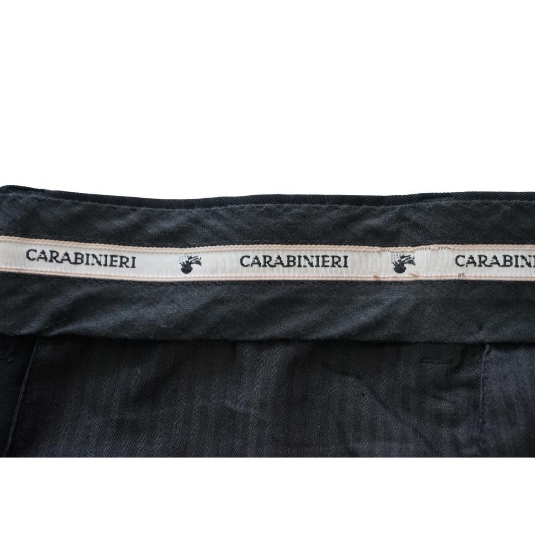 イタリア軍｜カラビニエリ ドレスパンツ ブラック 50 実寸W90｜NA219