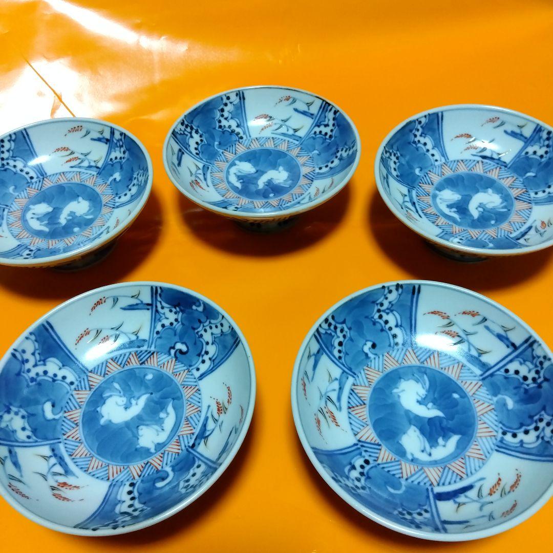 祥瑞高台小向揃 五客組　宮崎祐輔　桐箱入