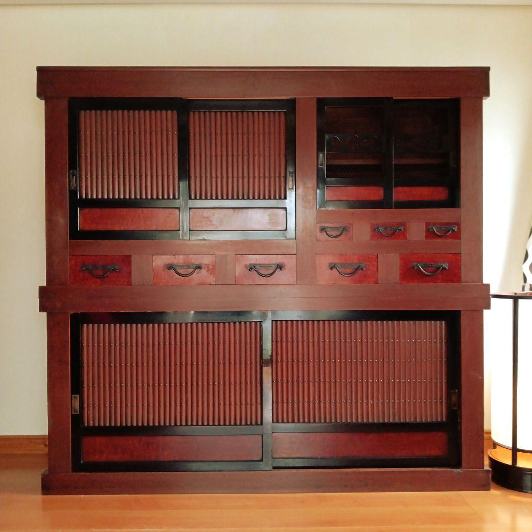 六尺の近江水屋　和箪笥　キャビネット