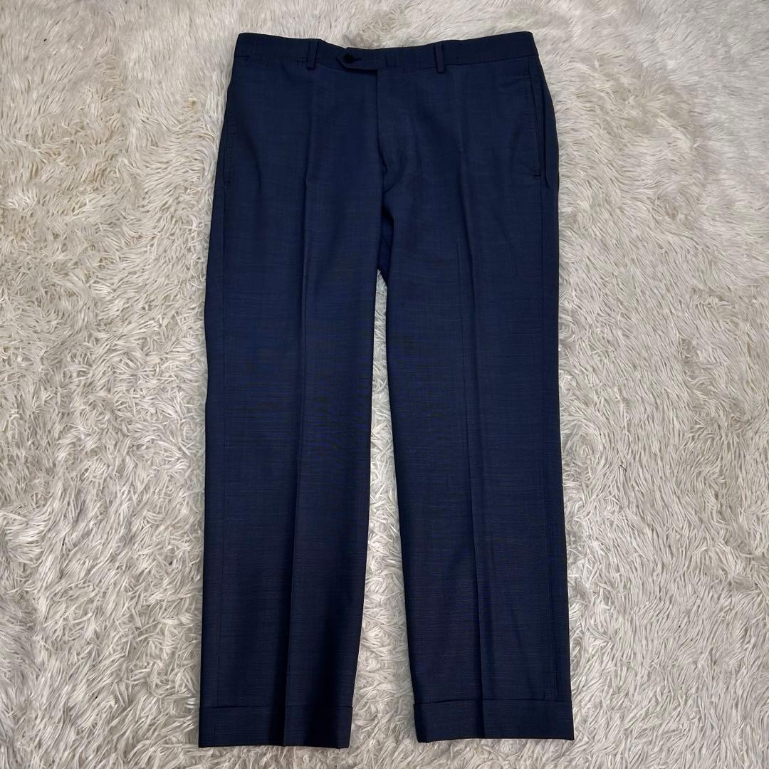 トゥモローランド　DRAGO スーツ　セットアップ　ネイビー　48 モヘヤ混　L