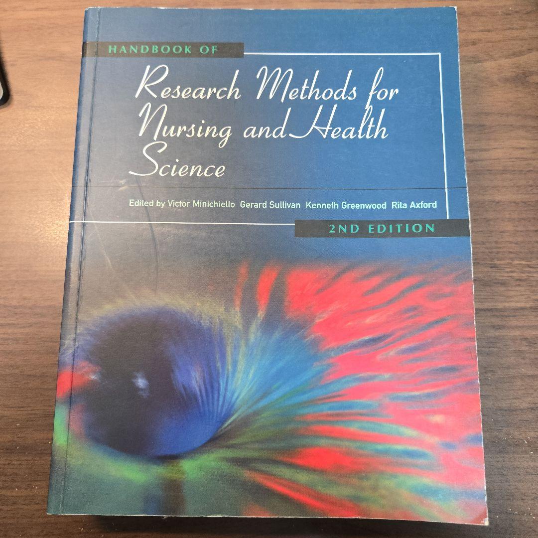 洋書 Research Methods for Nursing & Health