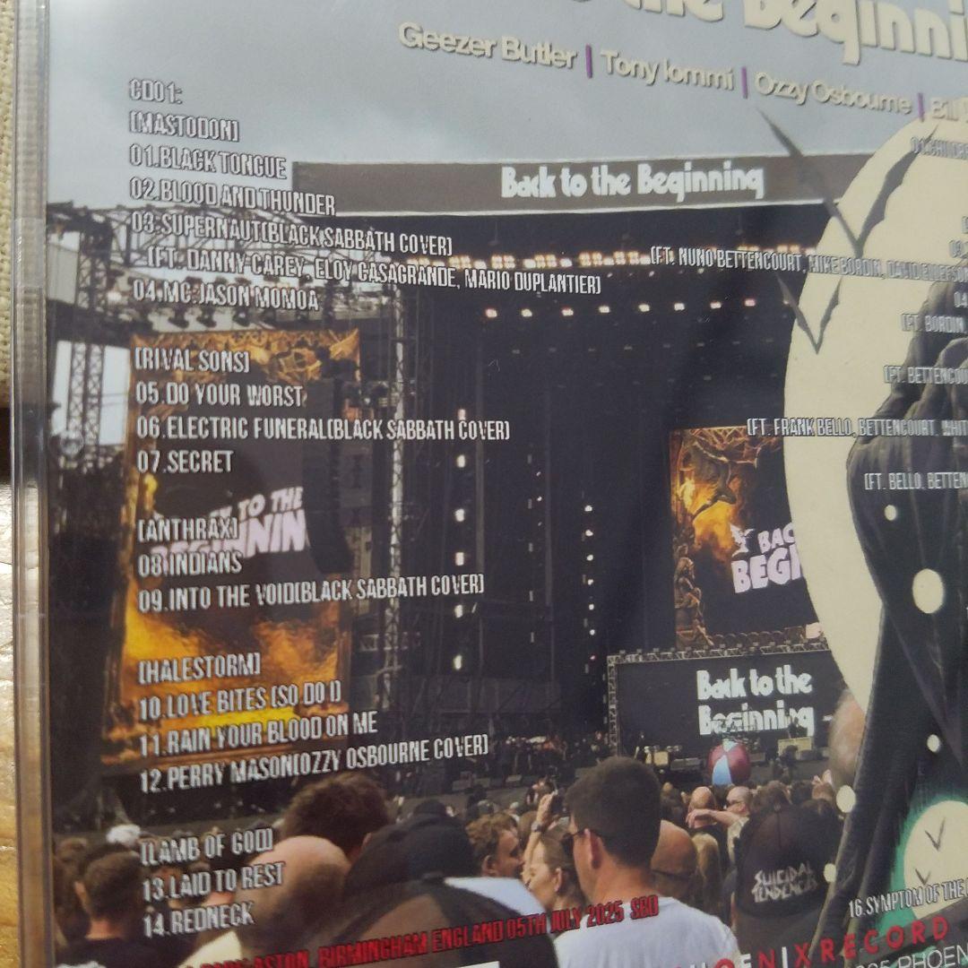 洋楽 Black Sabbath Back to the Beginning 2025