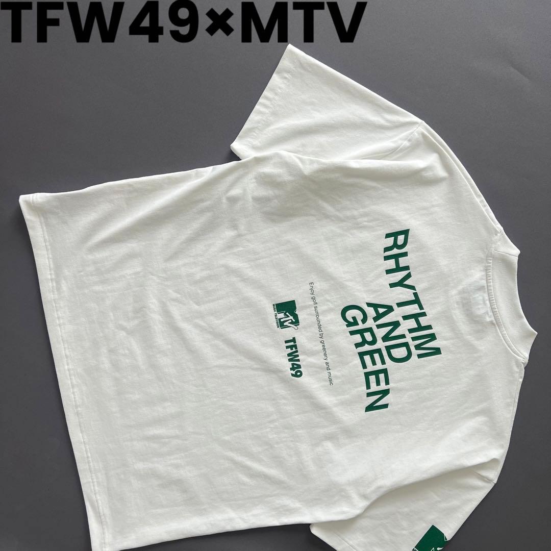 TFW49 MTV 限定　レア　モックネック　半袖シャツ　メンズ　ゴルフ　XL