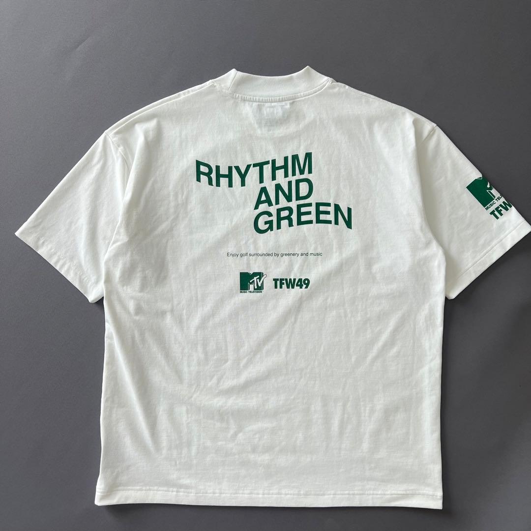 TFW49 MTV 限定　レア　モックネック　半袖シャツ　メンズ　ゴルフ　XL