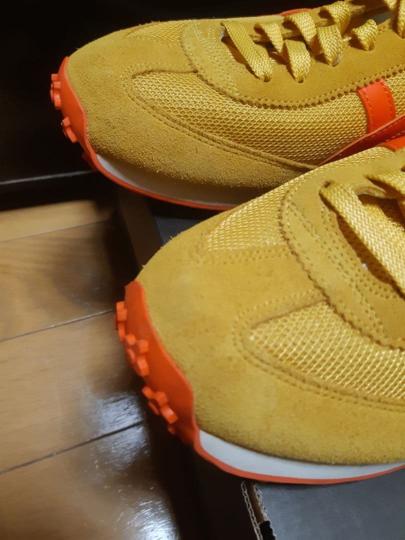 貴重美品オニツカタイガーEDR78 27.0 大人気イエロー×オレンジ