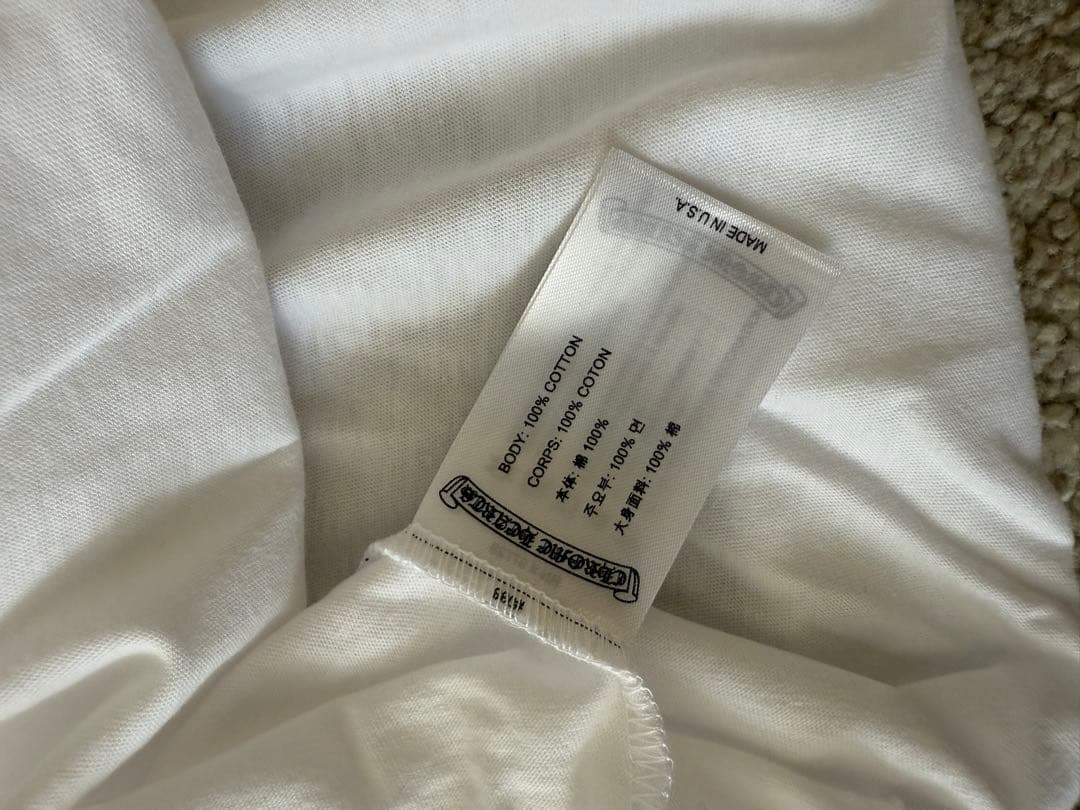 【正規品・新品未使用】クロムハーツ ネックロゴT Lサイズ