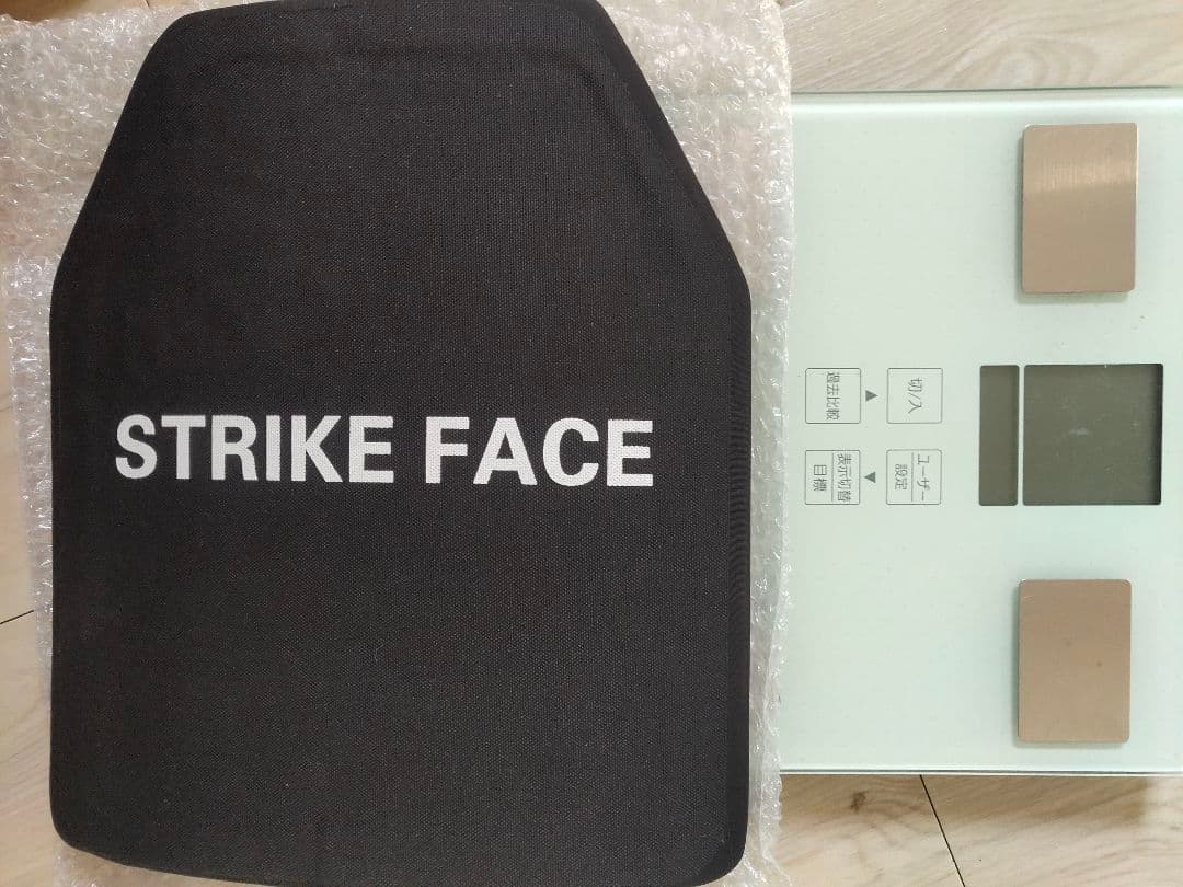 新品未使用 NIJ4 防弾プレート 2枚 炭化ケイ素 PE繊維 実物防弾 戦術