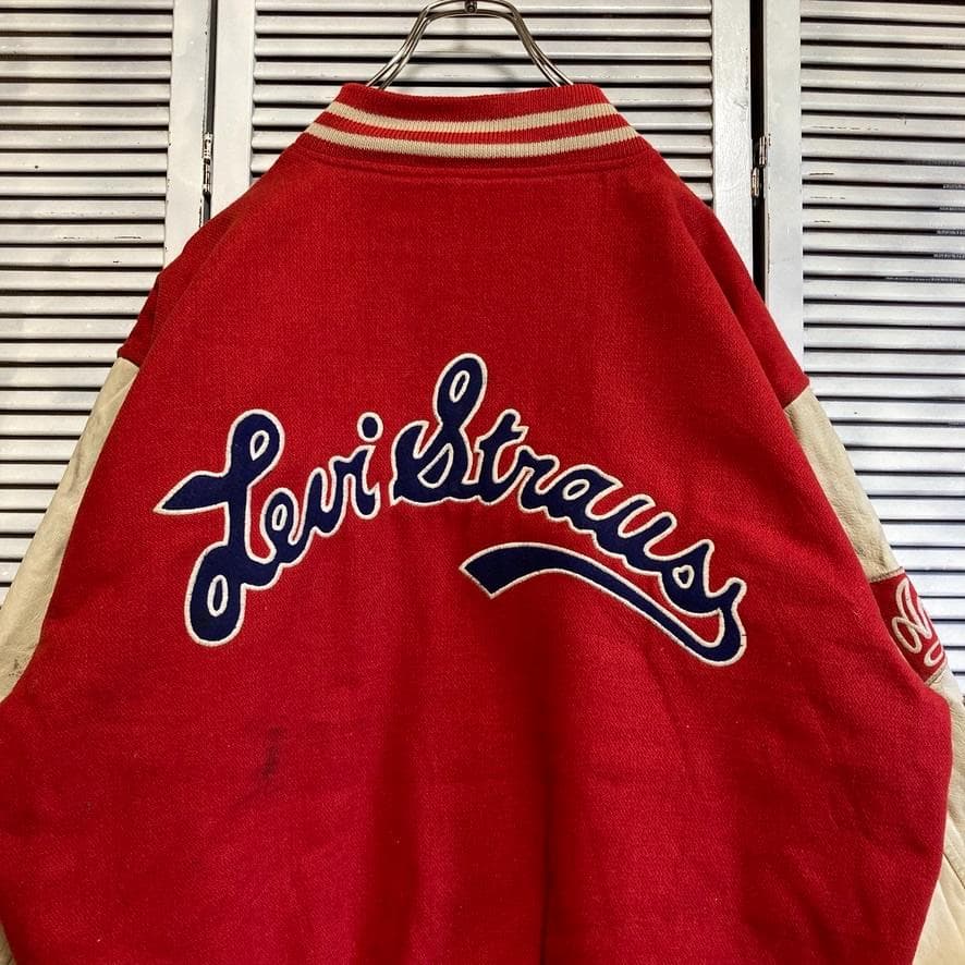 BMOF レザー ジャケット 古着 90s リーバイス LEVI'S スタジャン