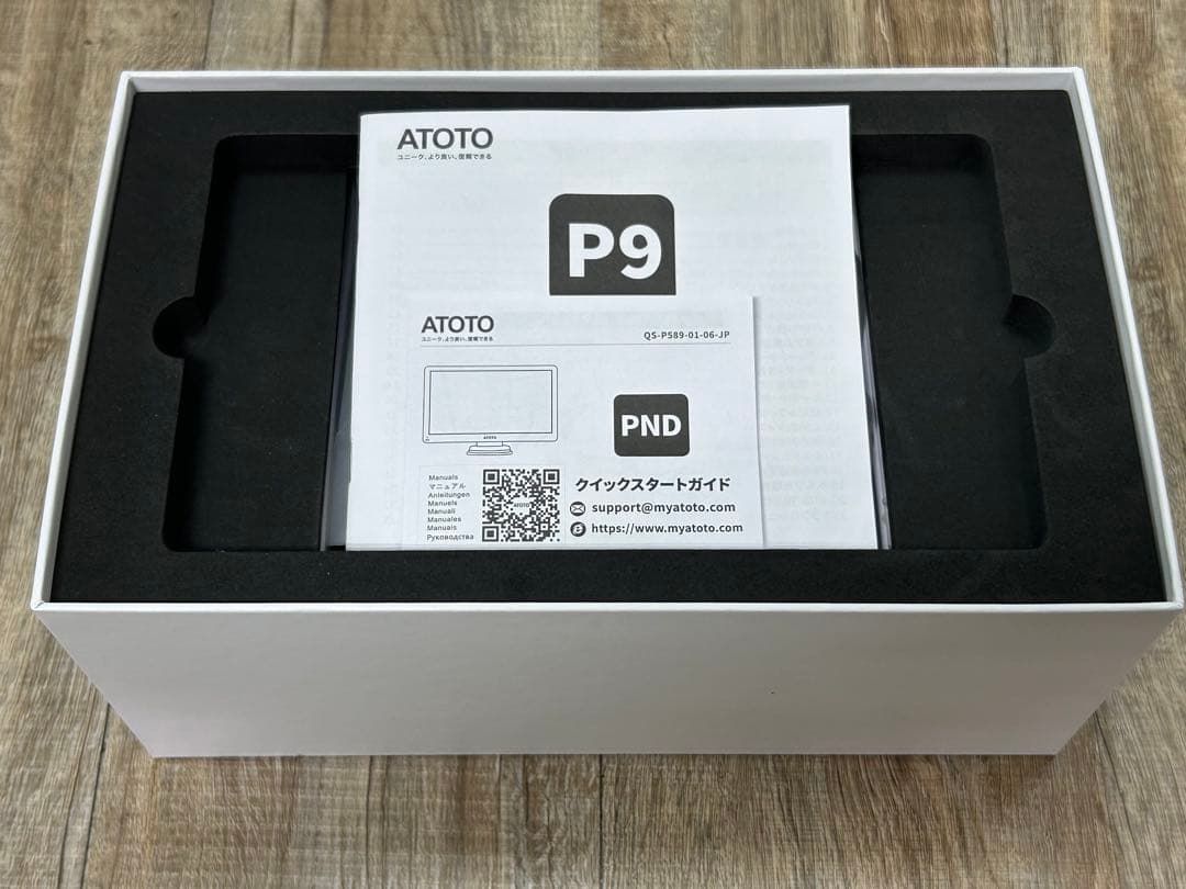 ATOTO P9 9インチ AndroidポータブルナビP909SD 新品同様