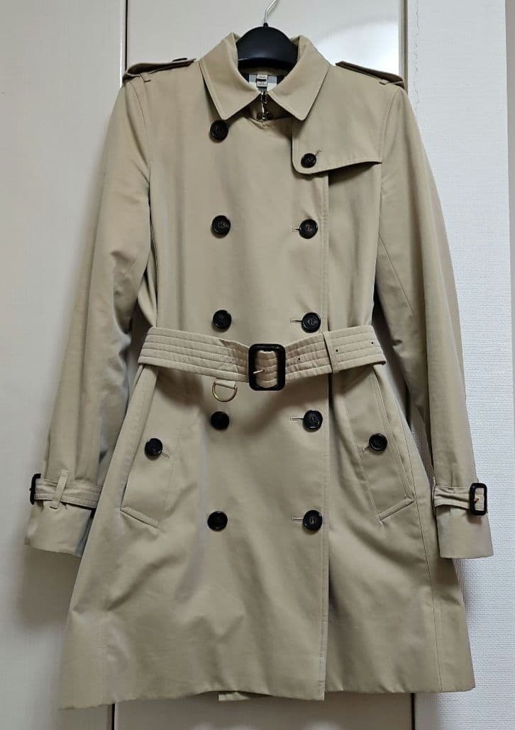 可愛い★【バーバリー★ケンジントン トレンチコート】★UK 6