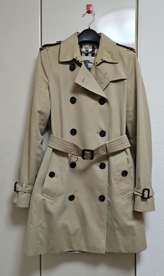 可愛い★【バーバリー★ケンジントン トレンチコート】★UK 6