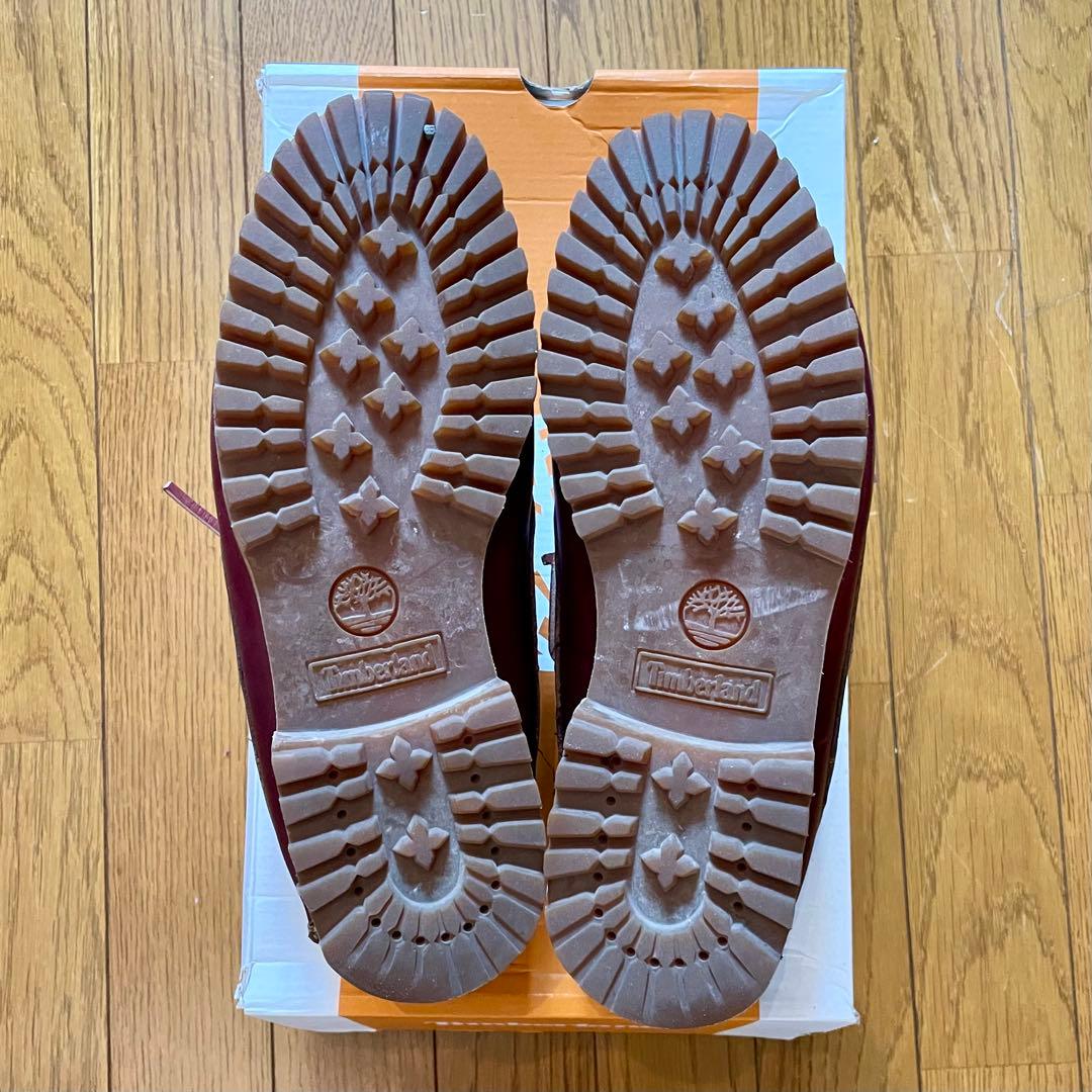 Timberland 3EYE US8.5 / 26.5cm バーガンディ