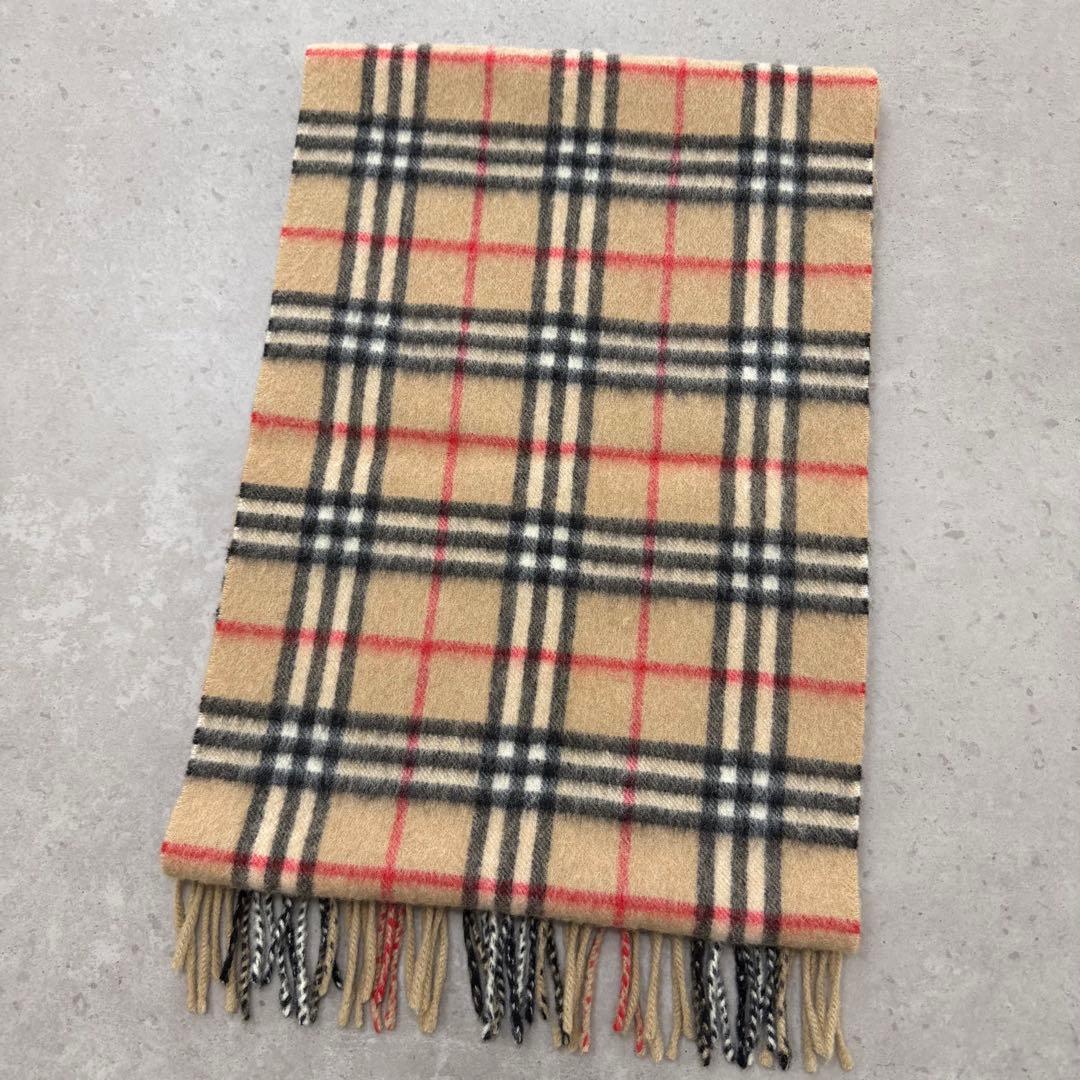 美品✨BURBERRY チェック柄マフラー