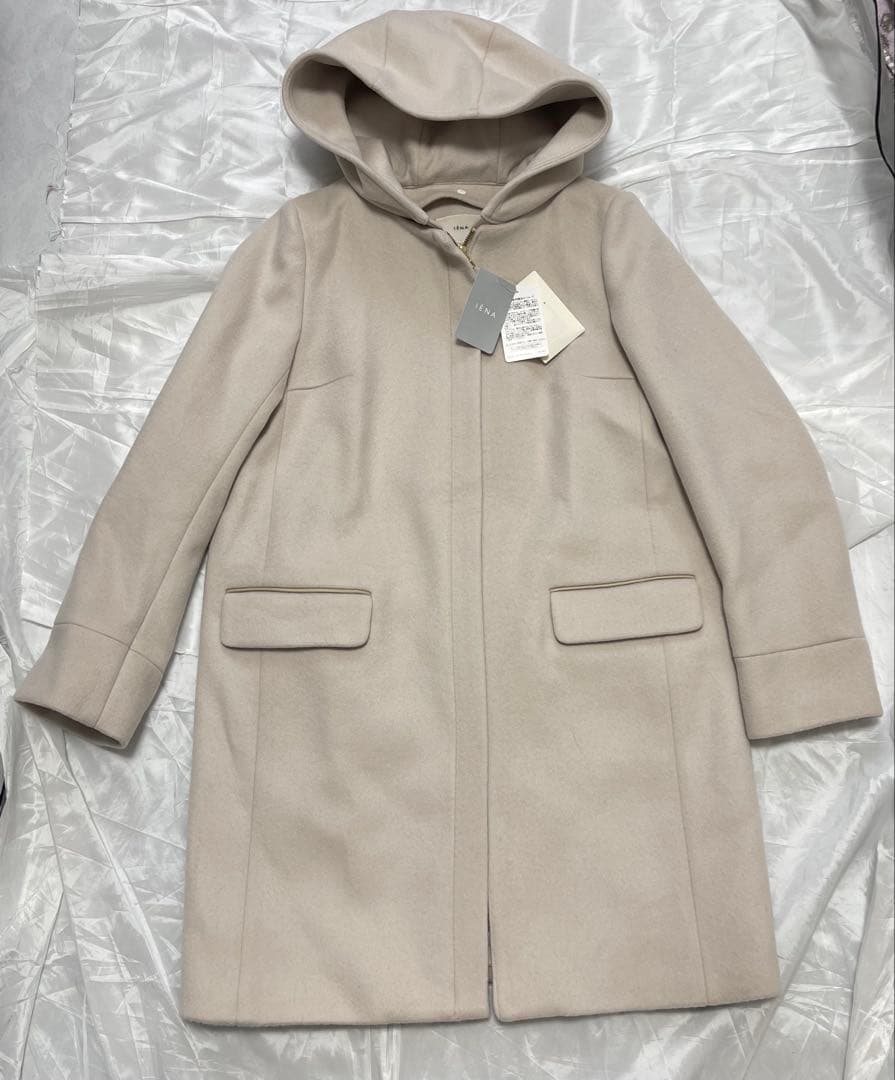 IENA 40 フード付きコート 新品未使用 タグ付き