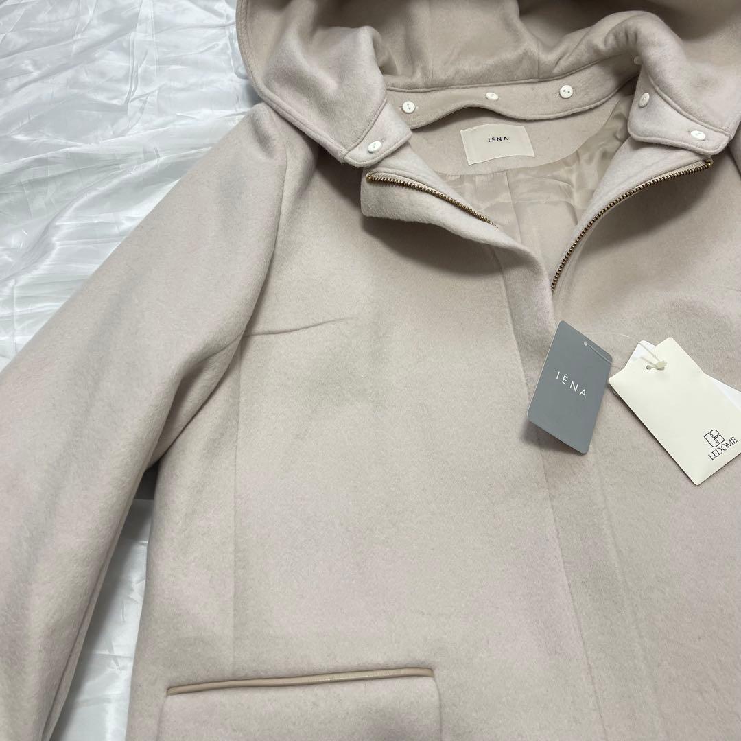 IENA 40 フード付きコート 新品未使用 タグ付き