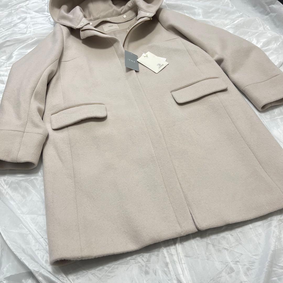 IENA 40 フード付きコート 新品未使用 タグ付き