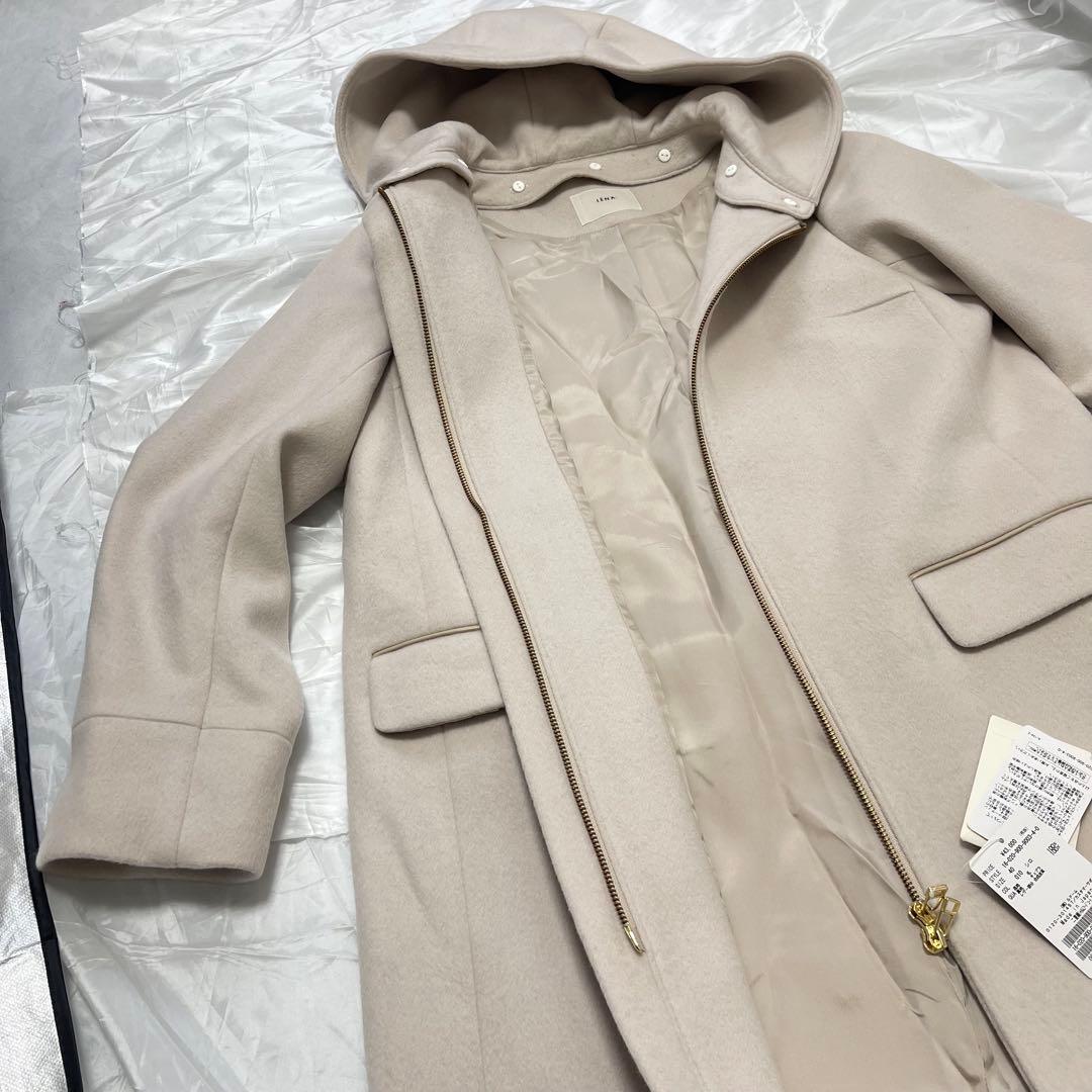 IENA 40 フード付きコート 新品未使用 タグ付き