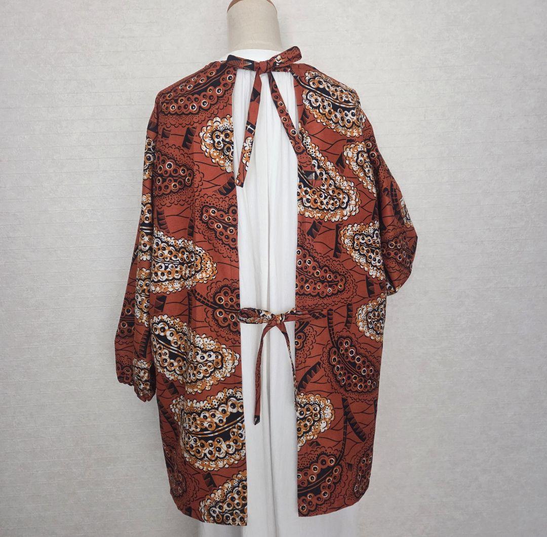 アフリカ布✤割烹着✤エプロン