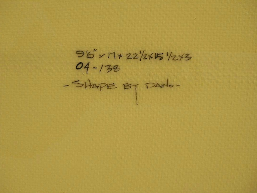 クリステンソン＆ダノー　サーフボード　ロングボード　シングルフィン