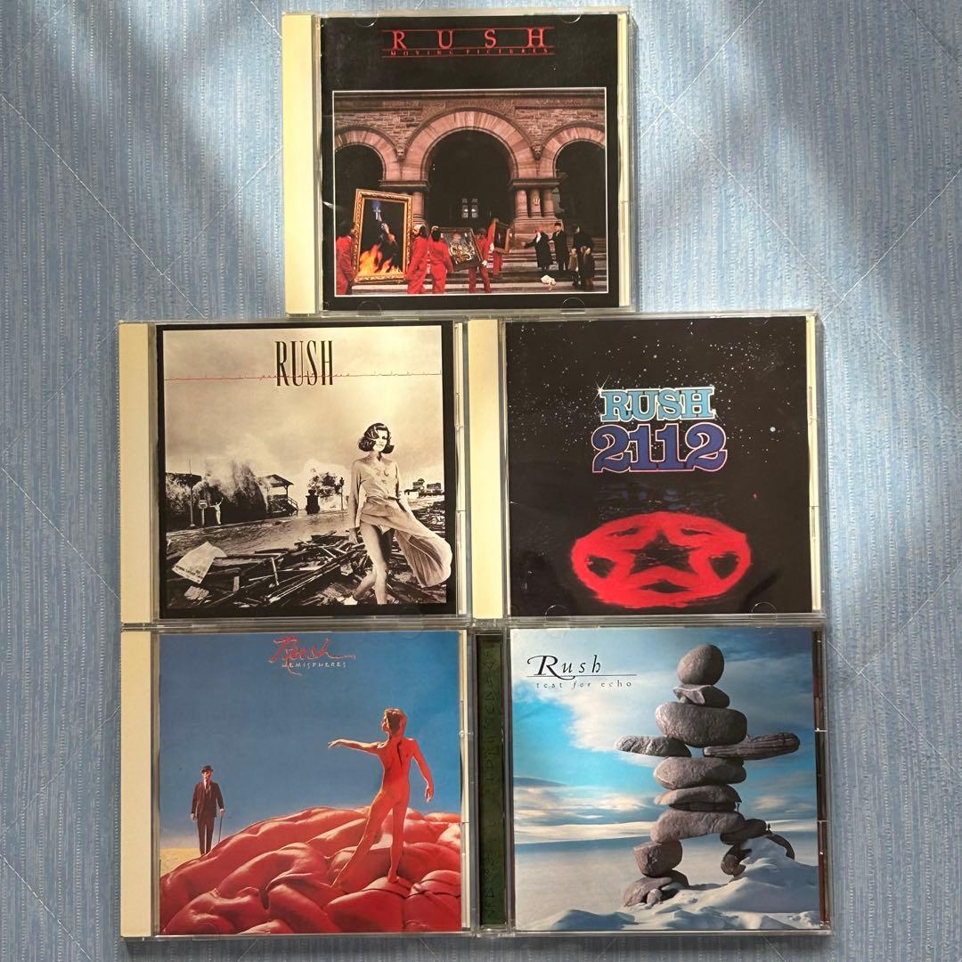 Rush Moving Pictures CD 1981 他全5枚セット