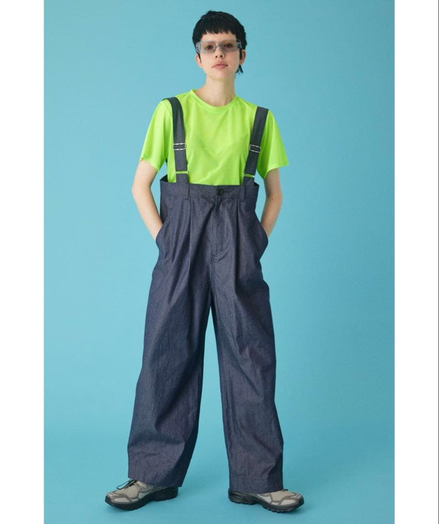 ヘリンドットサイ Wide salopette ワイドサロペット
