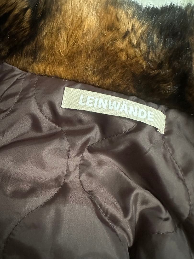 leinwande フェイクファージャケット