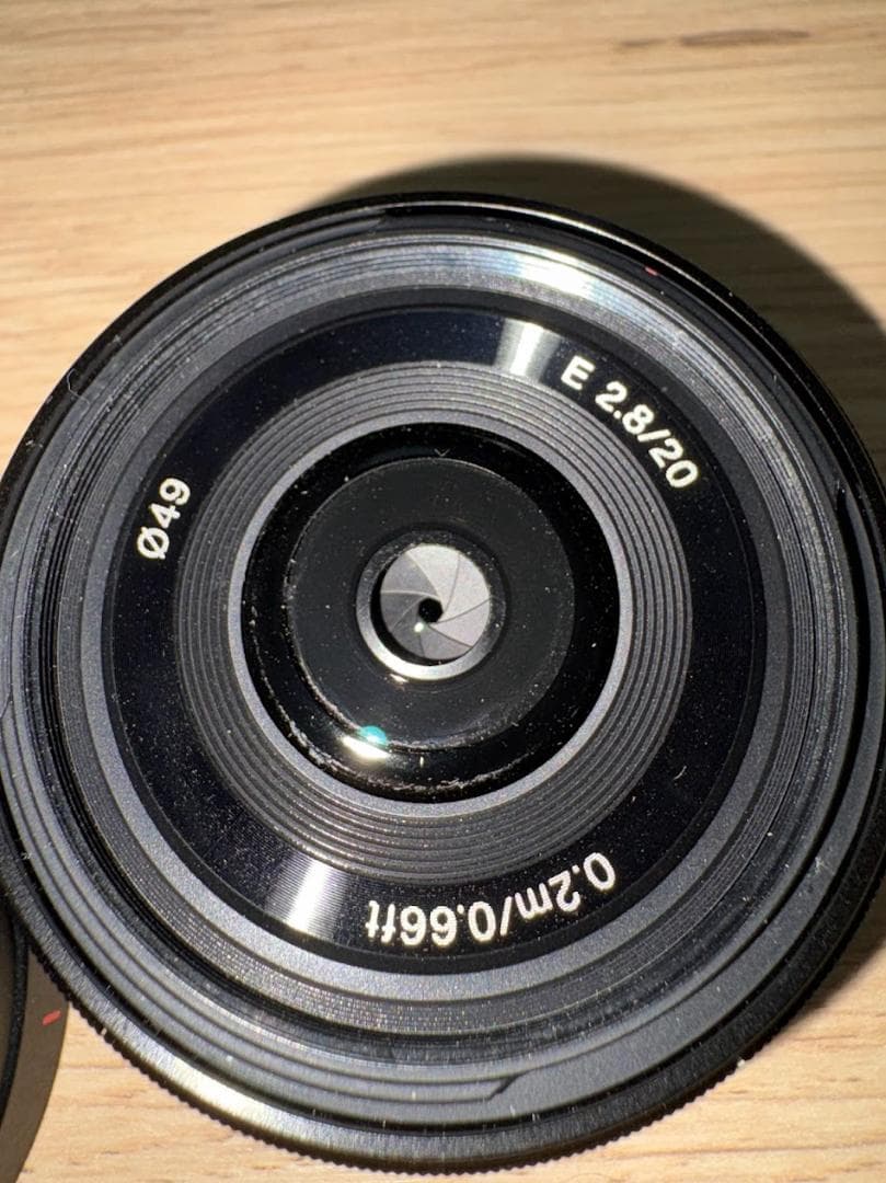 レンズ(単焦点) SONY E 20mm F2.8 SEL20F28