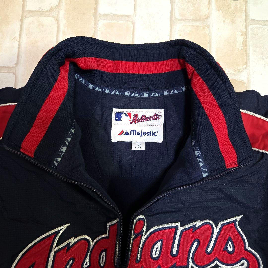 MLB クリーブランド インディアンス 旧ロゴ Majestic スタジャン