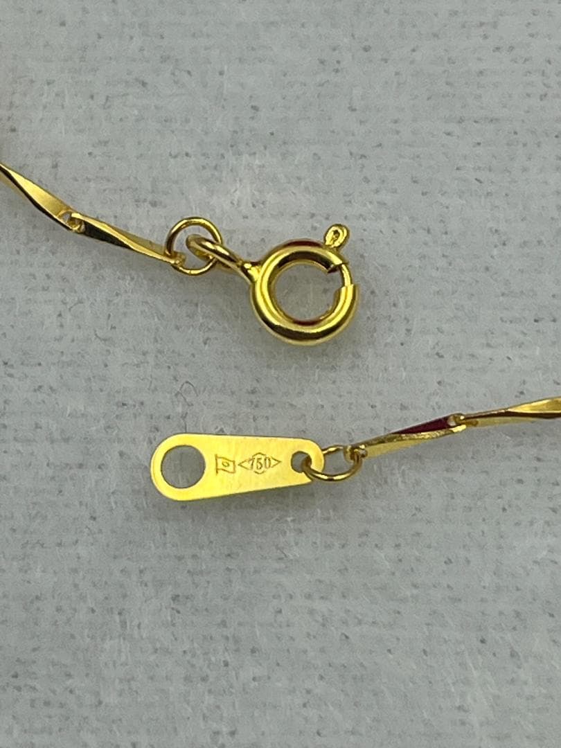 ⭐ 極美品 ✨K18金ゴールドリンクチェーンネックレス 45cm