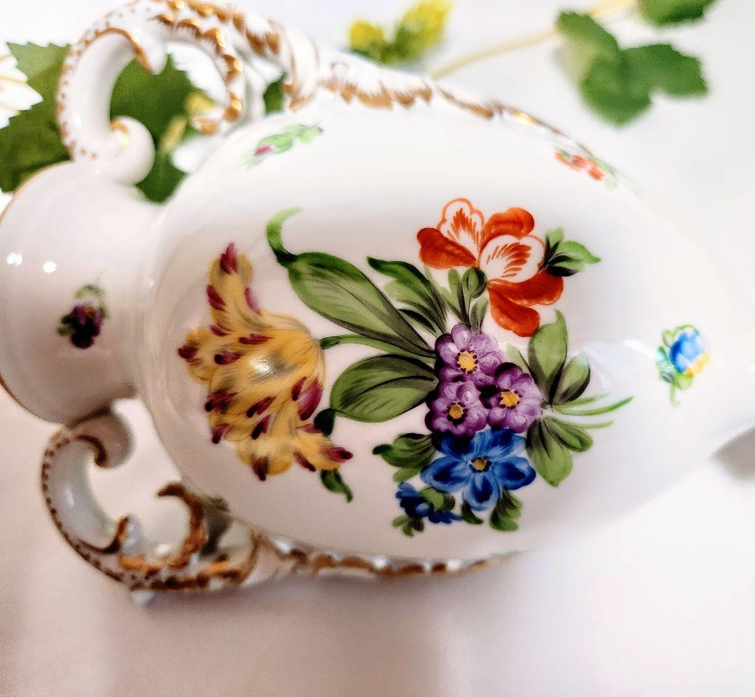 ヘレンドHEREND【美品・未使用】両耳付花瓶