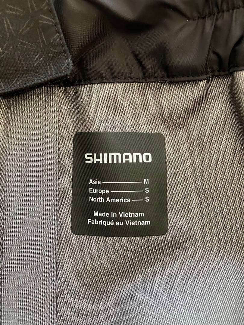 【美品】シマノゴアテックスネクサスレインスーツ ブラックRA-101X Mサイズ