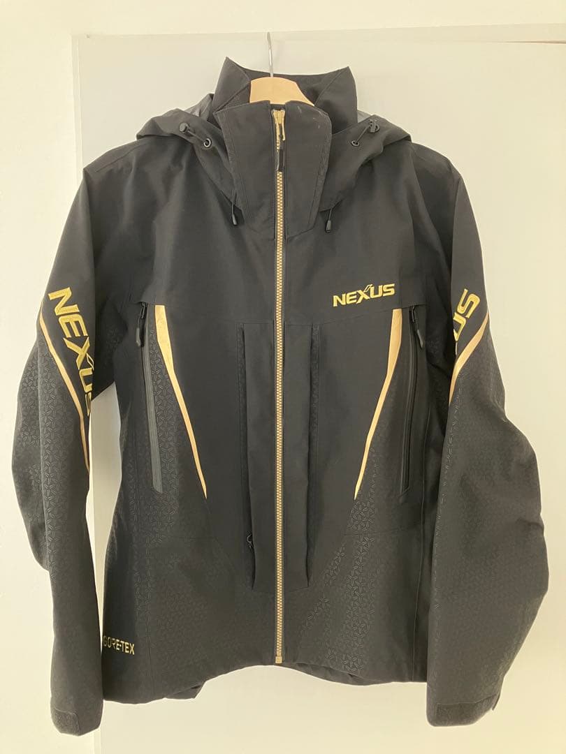 【美品】シマノゴアテックスネクサスレインスーツ ブラックRA-101X Mサイズ