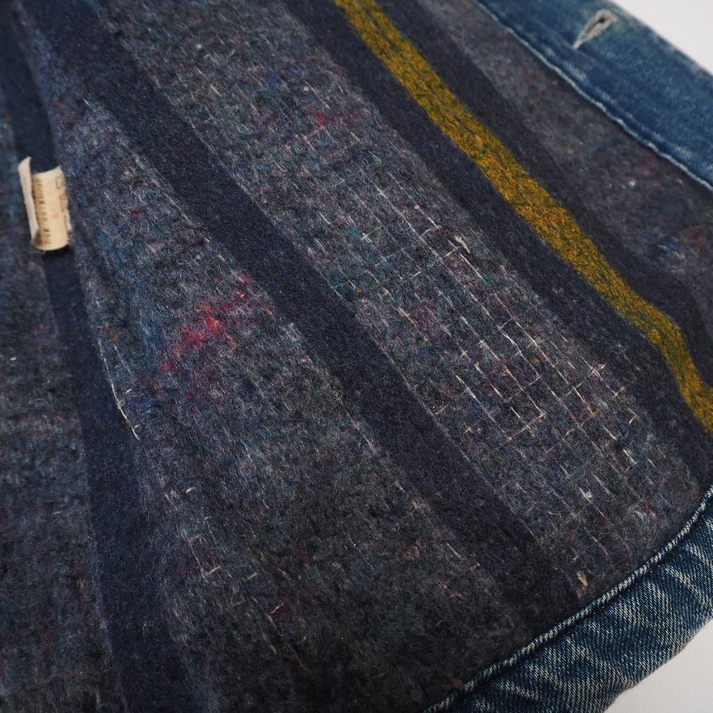 80s 日本製 Lee 81-LJ 70s復刻 襟コーデュロイデニムカバーオール