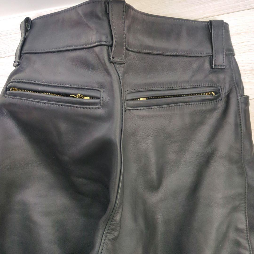 【美品】VANSON レザー パンツ MADE IN USA