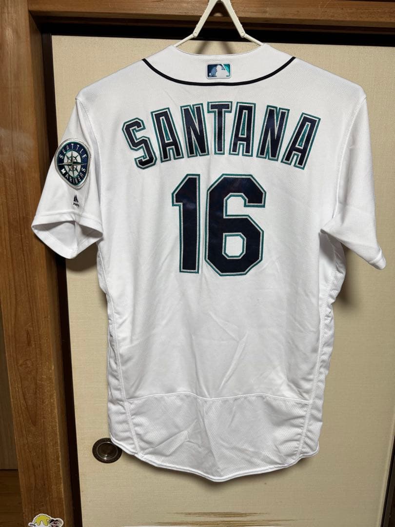 ヤクルト サンタナ2019年 実使用ユニフォーム ※ hranm2003