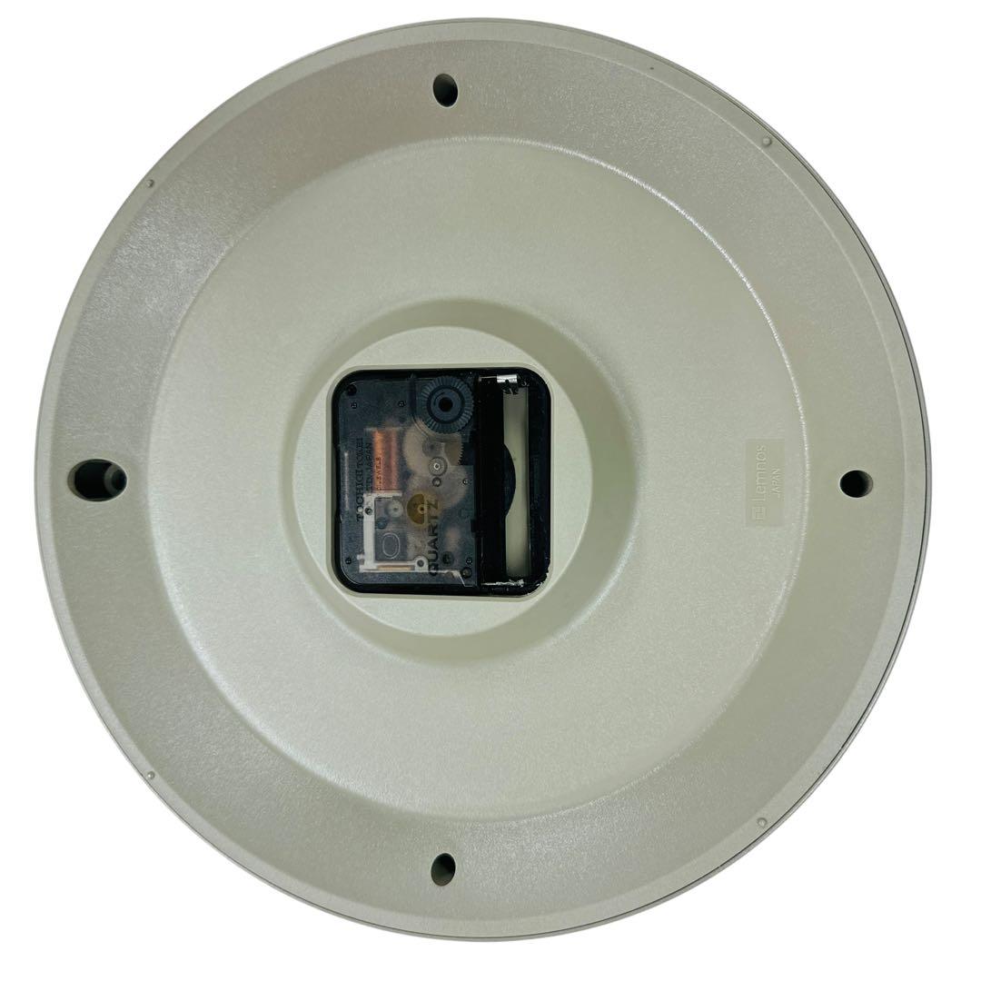 【希少】Lemnos レムノス　ポストモダン 掛け時計 佐藤まどか 白 ホワイト