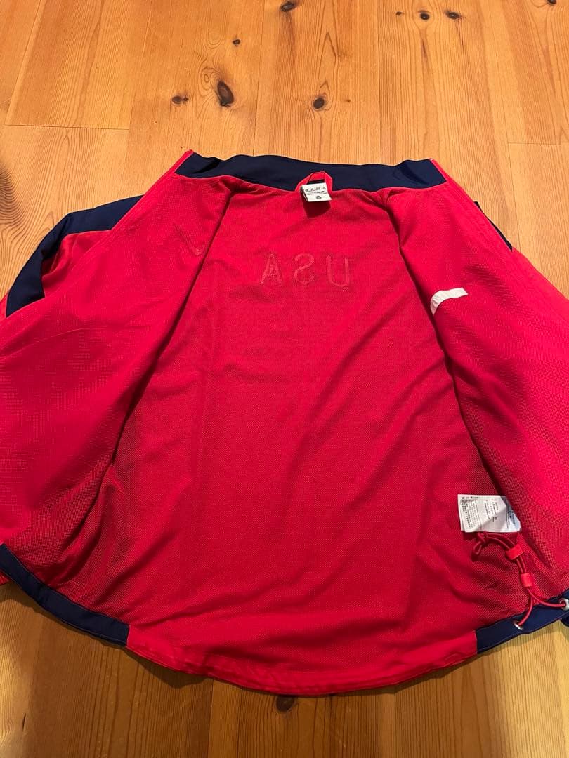 NIKE ナイキ　USA ウインドブレーカー　レッド　サイズXS