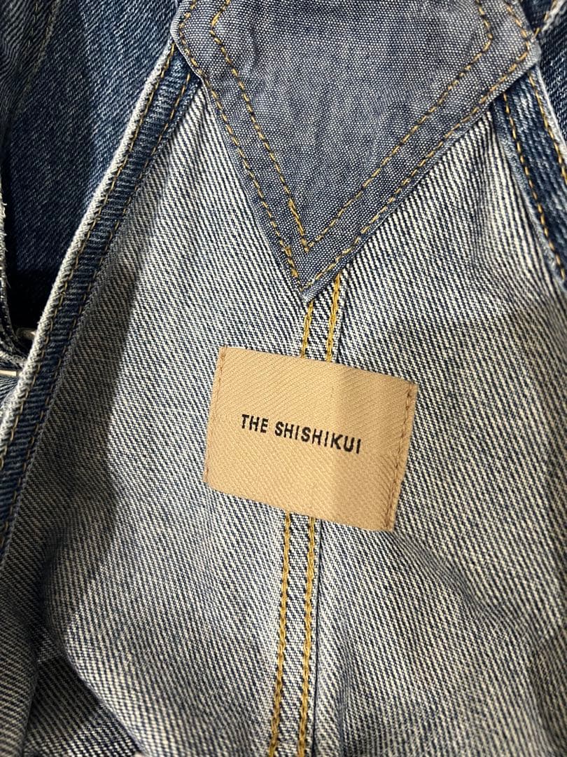 THE SHISHIKUI シシクイ　ジャンプスーツ　ライトインディゴ