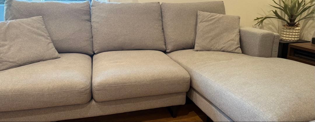 (о´∀`о) 　①Armonia カレット グレー 左L字 ソファベッド