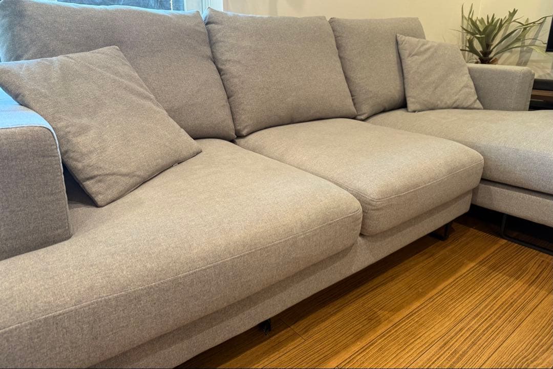 (о´∀`о) 　①Armonia カレット グレー 左L字 ソファベッド